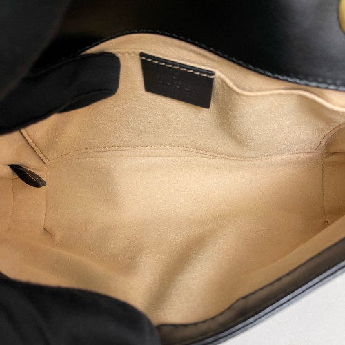 Gucci Mini GG Marmont Calfskin Black