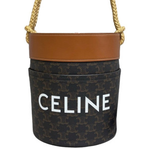 Celine Bucket Monogram Tan Brown Celine Bucket Monogram Tan Brown