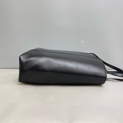 Celine Tote Bag Grained Calfskin Black