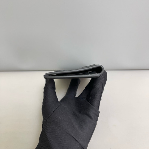 Bottega Veneta Continental Wallet Lambskin Intrecciato Black