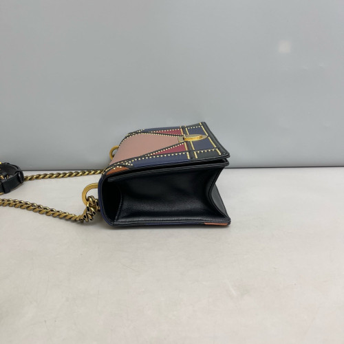 Dior Medium Diorama Calfskin Pink Blue Red