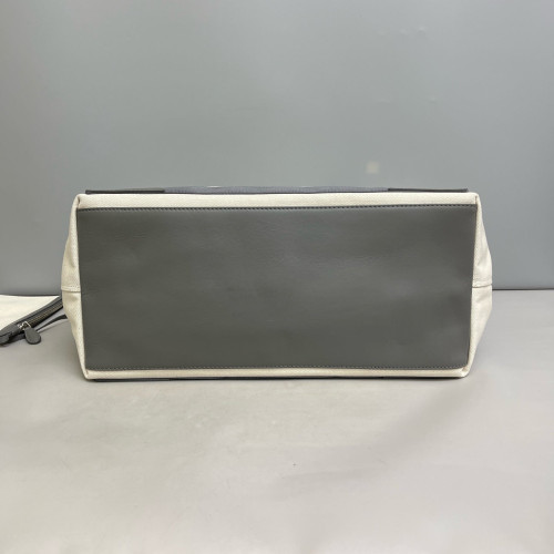 Balenciaga Beach Tote Canvas Grey White Balenciaga Beach Tote Canvas Grey White