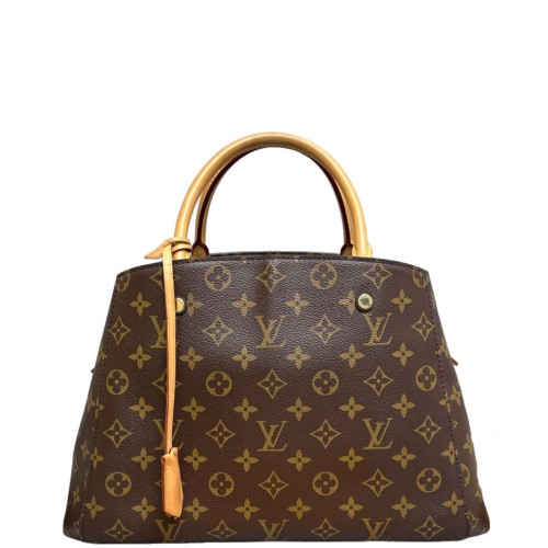 Louis Vuitton Montaigne MM Monogram Dark Brown Light Brown
