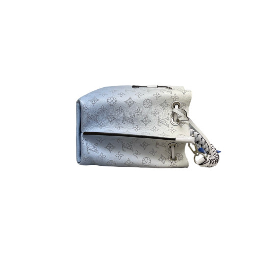 Louis Vuitton Muria Bucket Mahina White Grey Light Blue