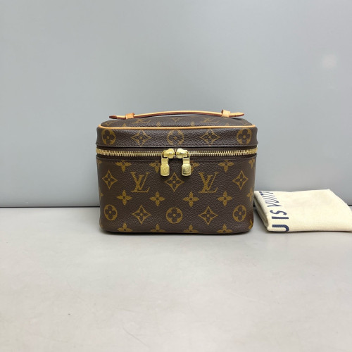 Louis Vuitton Mini Nice Monogram Dark Brown Light Brown