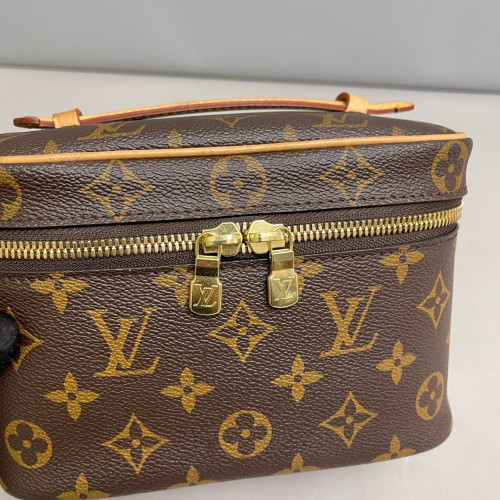 Louis Vuitton Mini Nice Monogram Dark Brown Light Brown