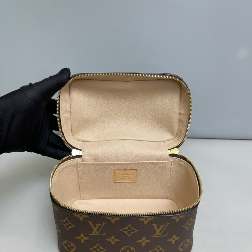 Louis Vuitton Mini Nice Monogram Dark Brown Light Brown