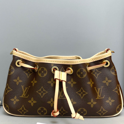 Louis Vuitton Horizontal Pouch Monogram Dark Brown Light Brown