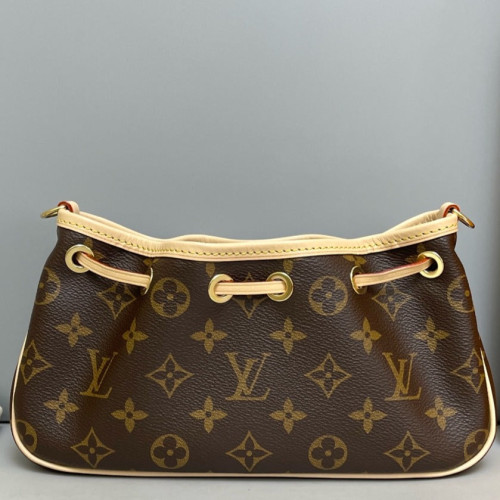 Louis Vuitton Horizontal Pouch Monogram Dark Brown Light Brown
