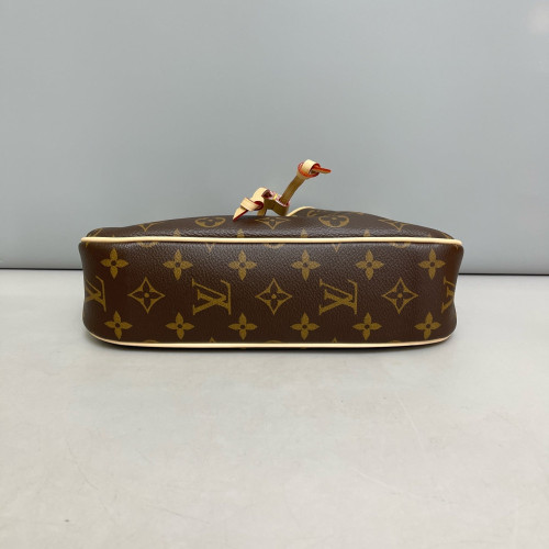 Louis Vuitton Horizontal Pouch Monogram Dark Brown Light Brown