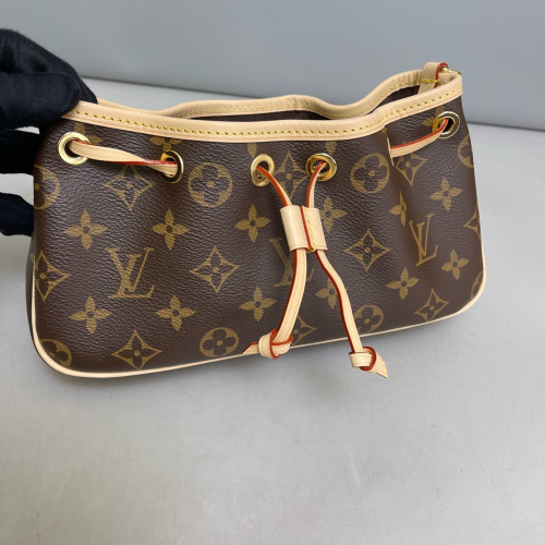 Louis Vuitton Horizontal Pouch Monogram Dark Brown Light Brown