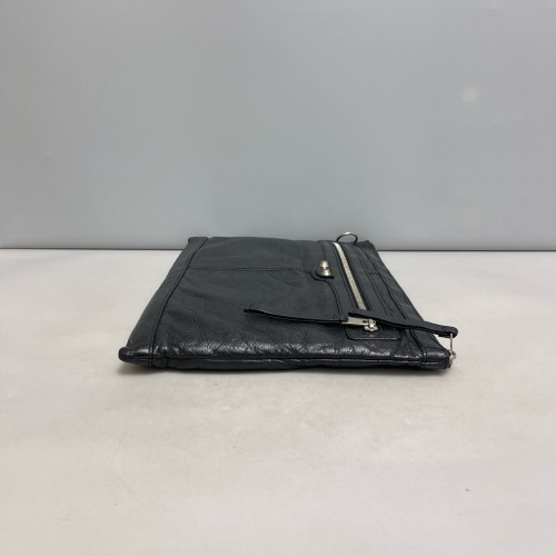 Balenciaga Clutch Calfskin Black