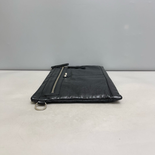 Balenciaga Clutch Calfskin Black