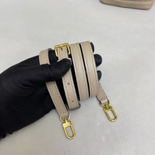Louis Vuitton Nano Noe Monogram Empreinte Tourterelle Creme White