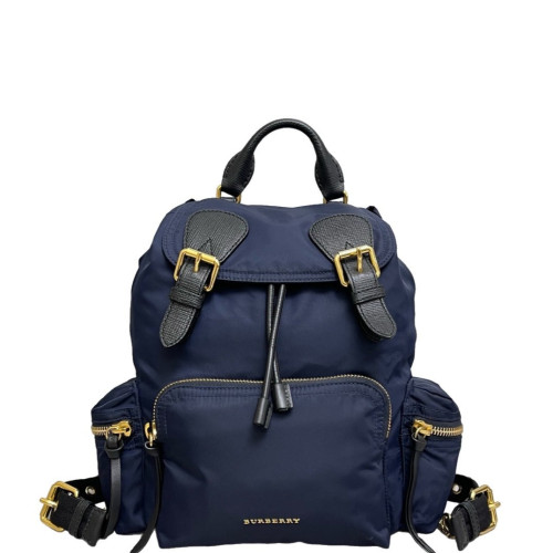 Burberry Medium Rucksack Backpack Nylon Dark Blue