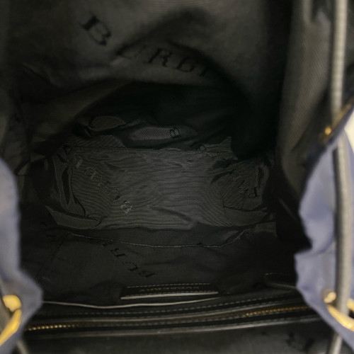 Burberry Medium Rucksack Backpack Nylon Dark Blue