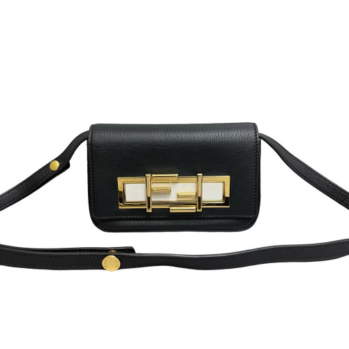 Fendi Baguette Calfskin Black