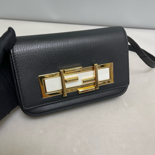 Fendi Baguette Calfskin Black