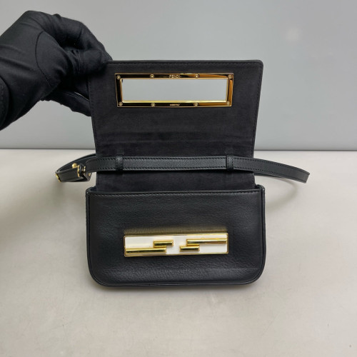 Fendi Baguette Calfskin Black