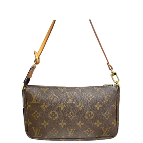 Louis Vuitton Pochette Accessories 22 Monogram Dark Brown Light Brown