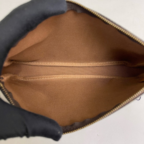 Louis Vuitton Pochette Accessories 22 Monogram Dark Brown Light Brown