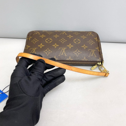 Louis Vuitton Pochette Accessories 22 Monogram Dark Brown Light Brown
