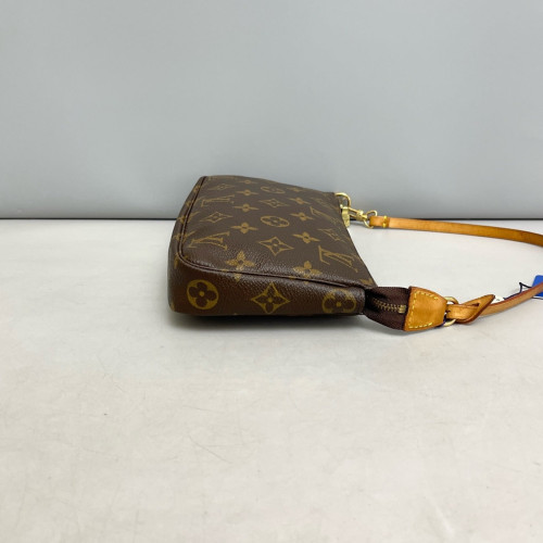 Louis Vuitton Pochette Accessories 22 Monogram Dark Brown Light Brown