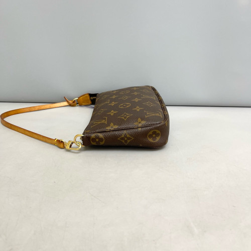 Louis Vuitton Pochette Accessories 22 Monogram Dark Brown Light Brown