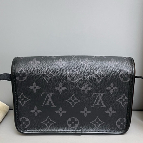 Louis Vuitton Shoulder Bag Monogram Eclipse Black Grey Louis Vuitton Shoulder Bag Monogram Eclipse Black Grey
