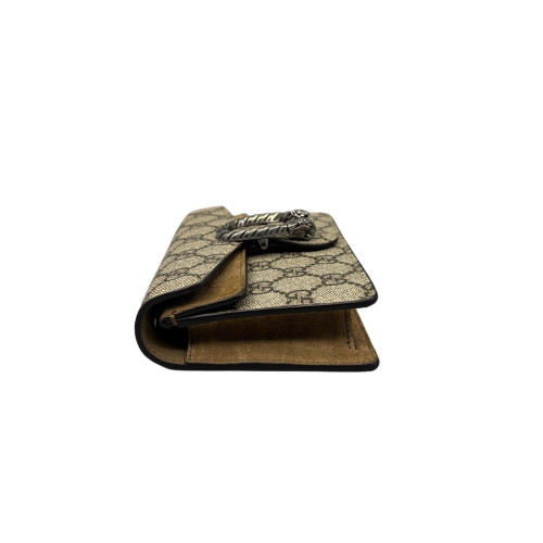 Gucci Dionysus Super Mini Dionysus GG Supreme Monogram Beige Brown Gucci Dionysus Super Mini Dionysus GG Supreme Monogram Beige Brown