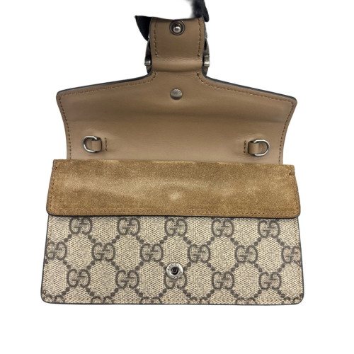 Gucci Dionysus Super Mini Dionysus GG Supreme Monogram Beige Brown Gucci Dionysus Super Mini Dionysus GG Supreme Monogram Beige Brown
