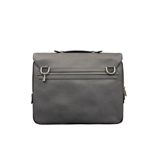 Louis Vuitton Vassili Briefcase Gm Calfskin Grey