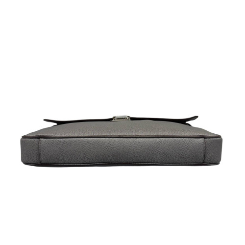Louis Vuitton Vassili Briefcase Gm Calfskin Grey