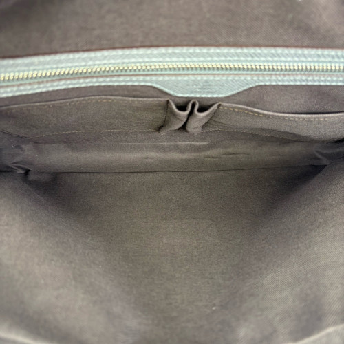 Louis Vuitton Vassili Briefcase Gm Calfskin Grey
