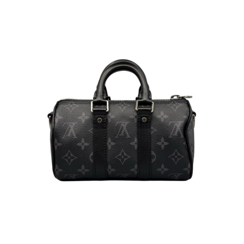 Louis Vuitton Keepall Bandouliere Xs Monogram Eclipse Black Grey