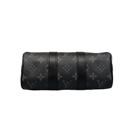 Louis Vuitton Keepall Bandouliere Xs Monogram Eclipse Black Grey