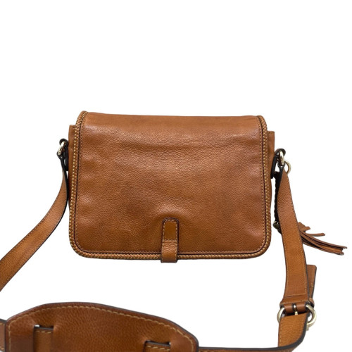 Gucci Tassel Medium Marrakech Messenger Bag Grained Calfskin Tan