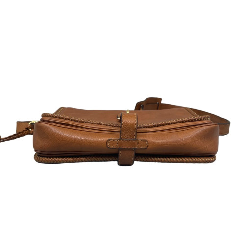 Gucci Tassel Medium Marrakech Messenger Bag Grained Calfskin Tan