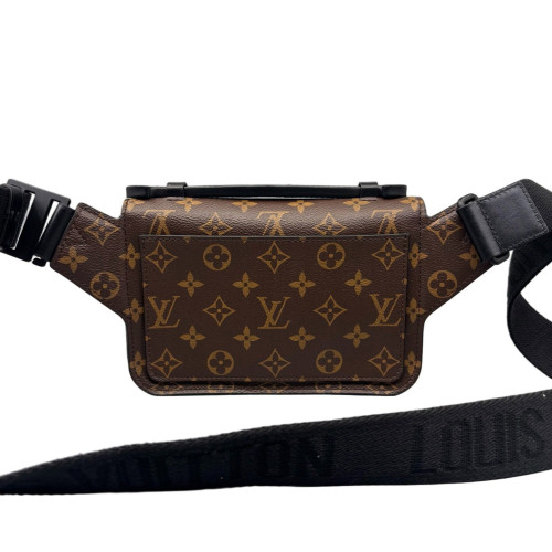 Louis Vuitton S Lock Sling Bag Monogram Black Dark Brown Light Brown