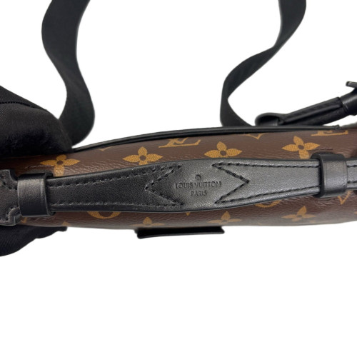 Louis Vuitton S Lock Sling Bag Monogram Black Dark Brown Light Brown