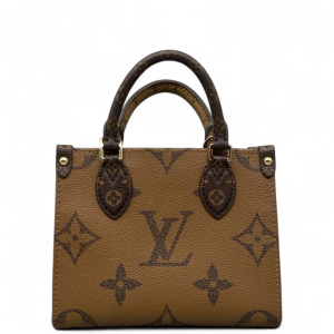 Louis Vuitton Onthego BB Reverse Monogram Giant Dark Brown Light Brown