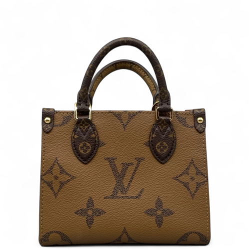 Louis Vuitton Onthego BB Reverse Monogram Giant Dark Brown Light Brown