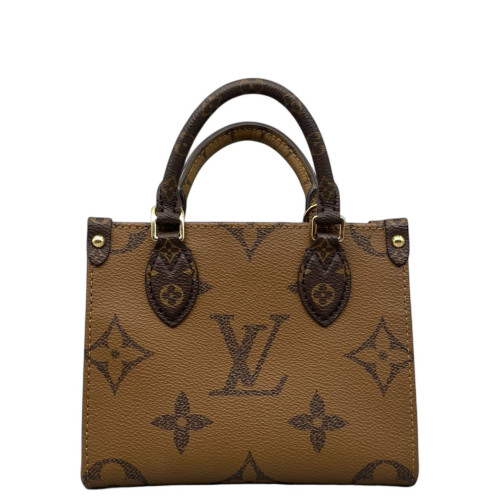 Louis Vuitton Onthego BB Reverse Monogram Giant Dark Brown Light Brown