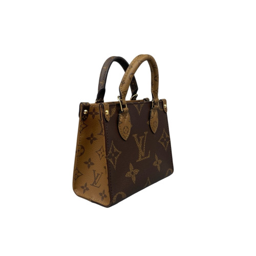 Louis Vuitton Onthego BB Reverse Monogram Giant Dark Brown Light Brown