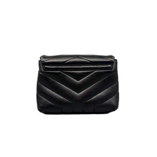 Yves Saint Laurent Toy Loulou Chain Calfskin Black