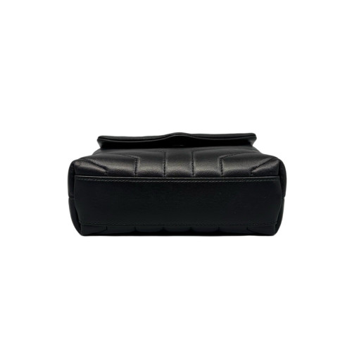 Yves Saint Laurent Toy Loulou Chain Calfskin Black