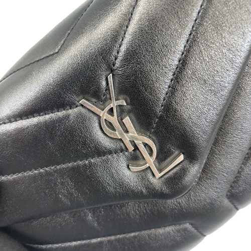 Yves Saint Laurent Toy Loulou Chain Calfskin Black