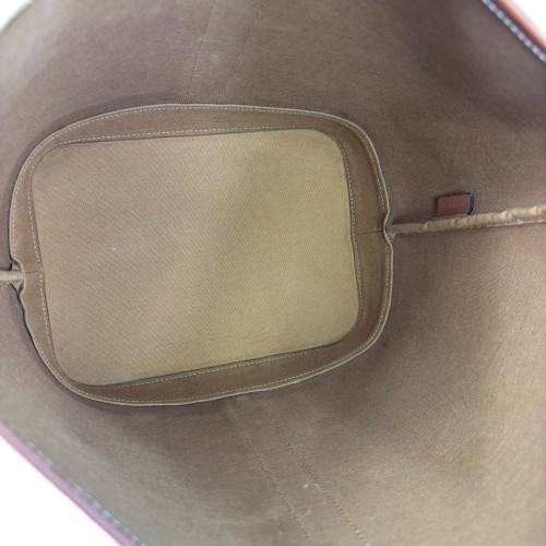 Celine Triomphe Bucket Bag Mediun Triomphe Leather Brown Black