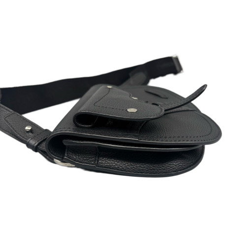 Dior Saddle Messenger Pouch Calfskin Black Dior Saddle Messenger Pouch Calfskin Black