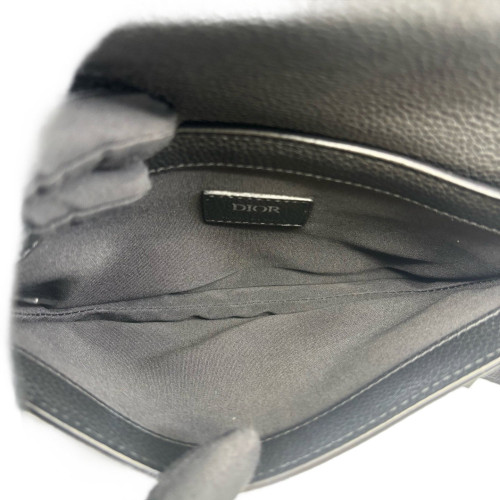 Dior Saddle Messenger Pouch Calfskin Black Dior Saddle Messenger Pouch Calfskin Black